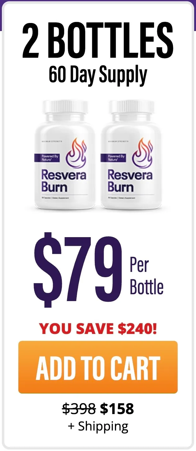 resvera burn 2 bottles price